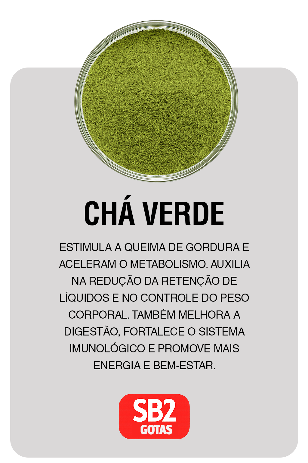 chá verde